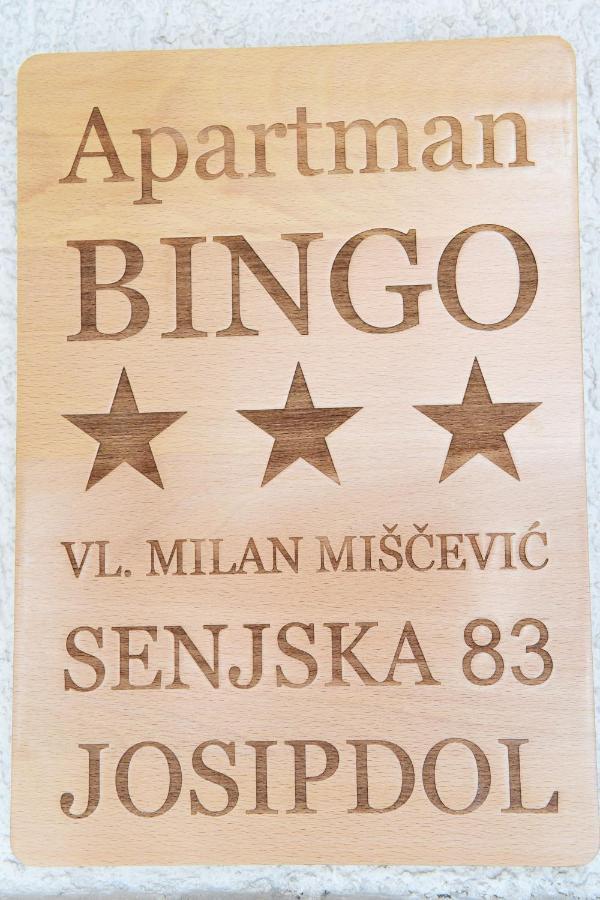 Apartman Bingo Josipdol Exterior photo
